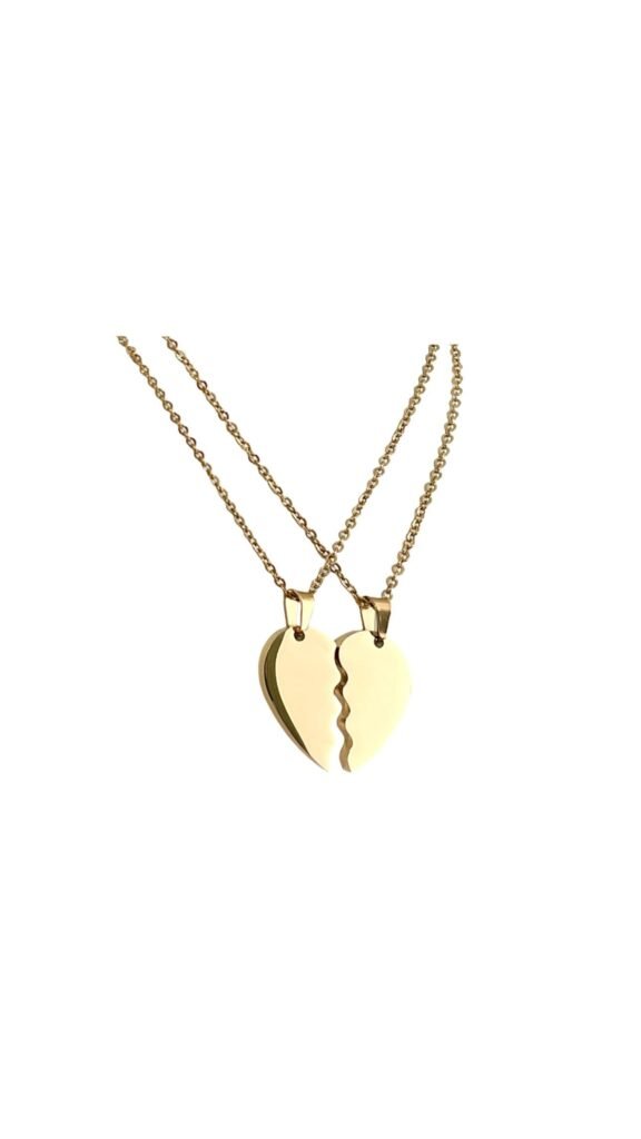 Collar Corazón Partido Personalizable