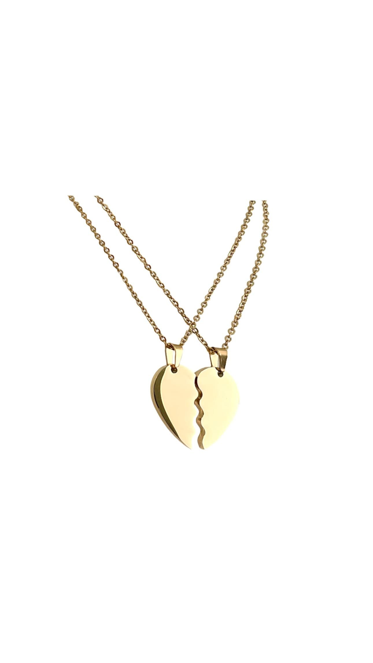 Collar Corazón Partido Personalizable