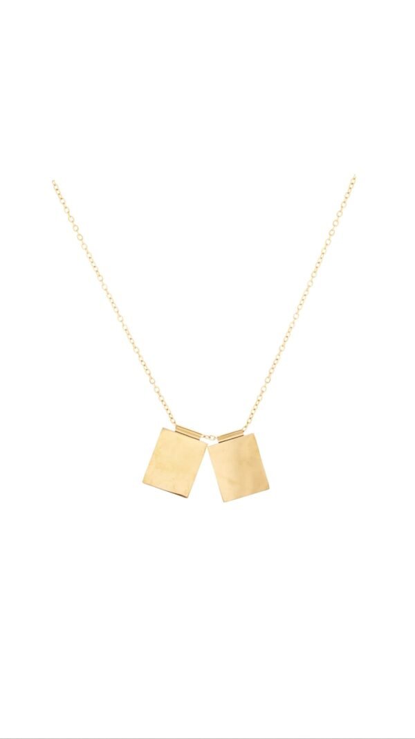 Collar Chapa Doble Personalizable