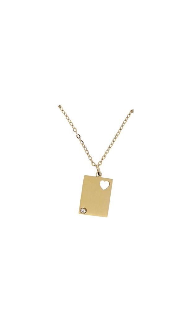Collar Chapita Cora Circon Personalizable