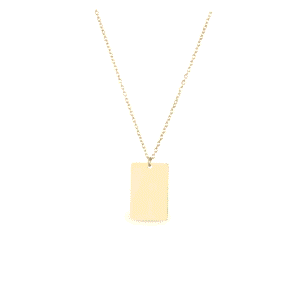 Collar Chapa Basic Personalizable