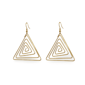 Pendientes Pirámide Espiral