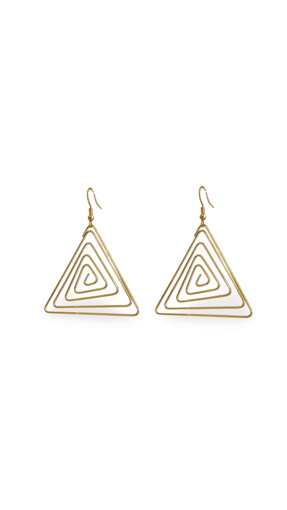 Pendientes Pirámide Espiral