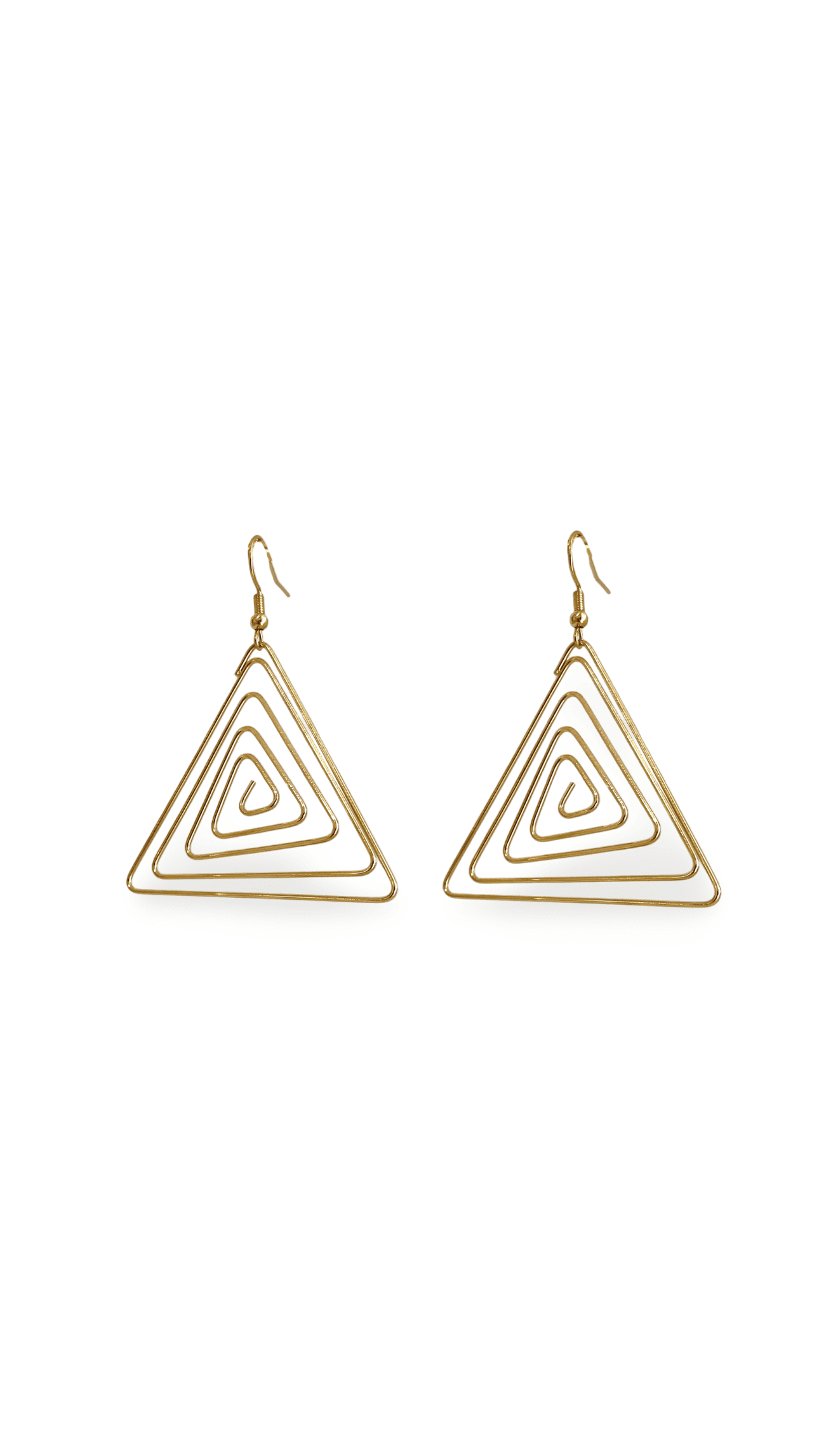 Pendientes Pirámide Espiral
