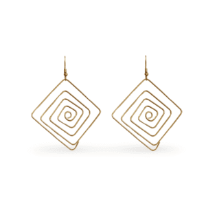 Pendientes Cubo Espiral