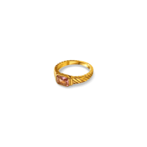 Anillo Pink Circon Lines