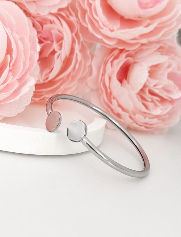 Brazalete Esferas Silver Personalizable