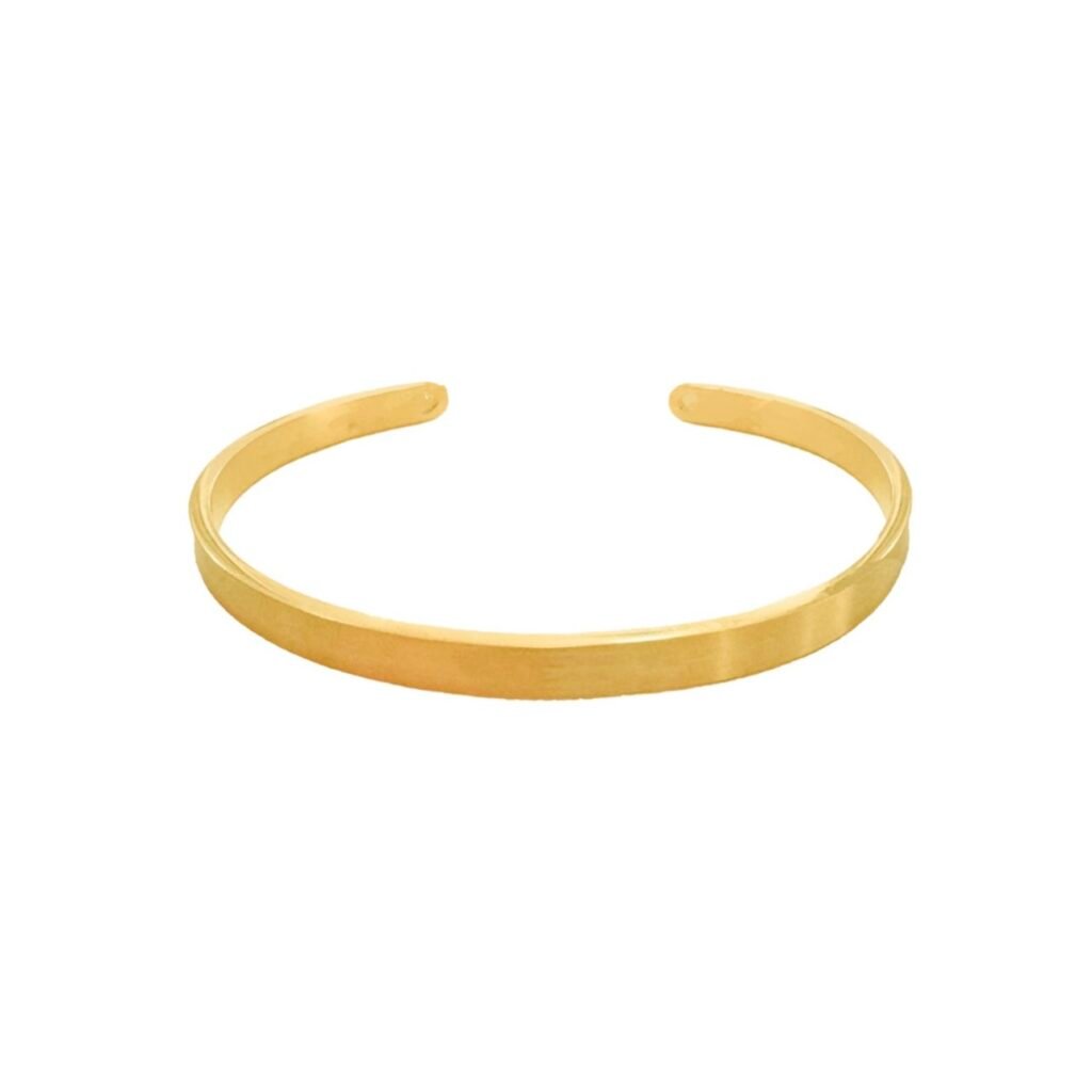 Brazalete Basic Gold Personalizable 6mm