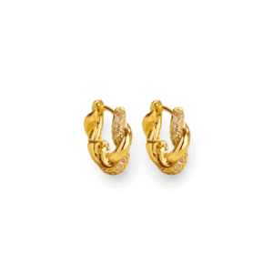 Argollas Roll Circon Gold