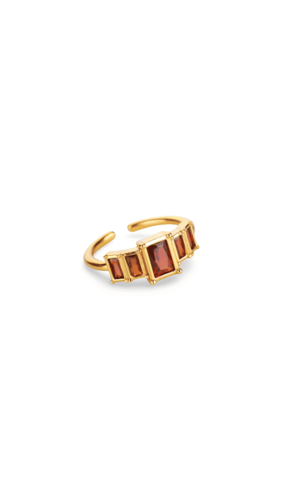 Anillo Grace Choco Gold