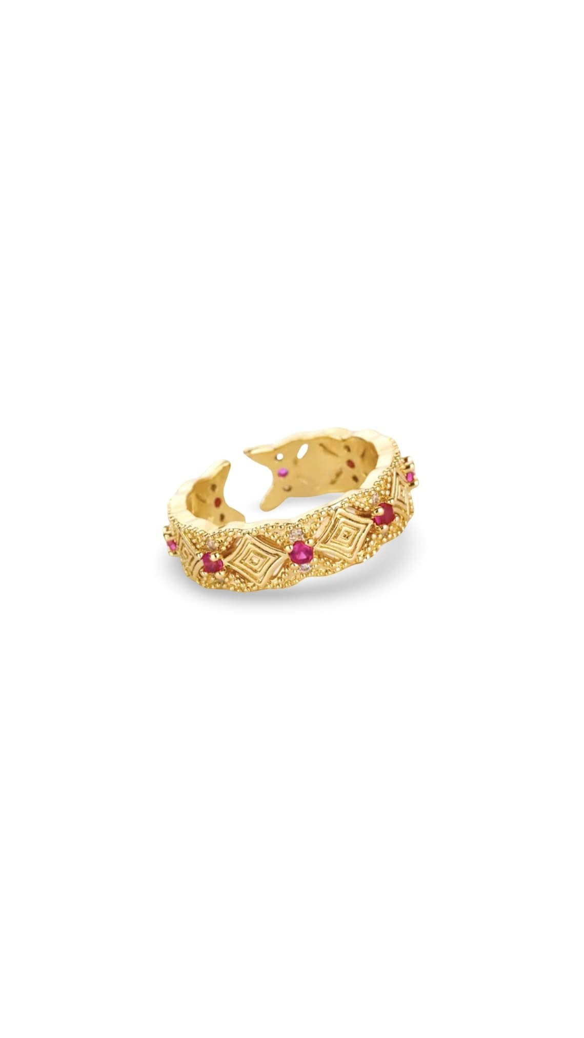 Anillo Denia Circon Gold