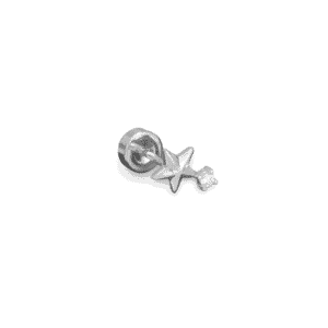 Piercing Star Circon Silver