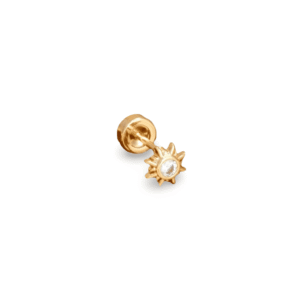 Piercing Soleil Circon Gold