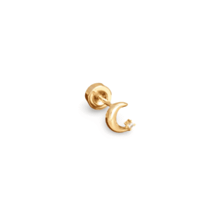 Piercing Moon Circon Gold