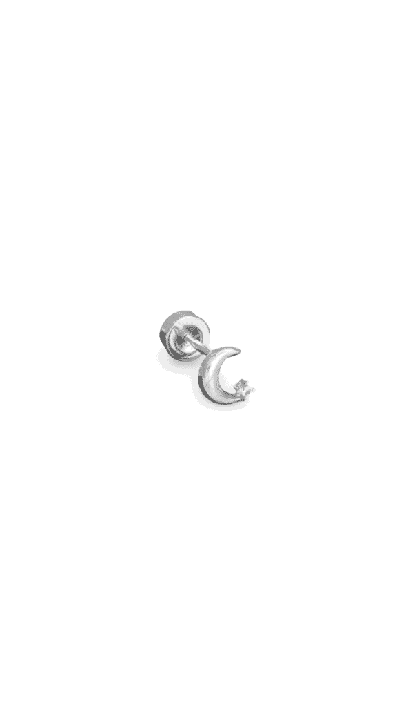 Piercing Moon Circon Silver