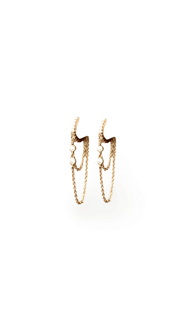 Aritos Cadenas Circon Gold