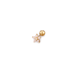 Piercing Flori Rosa Gold