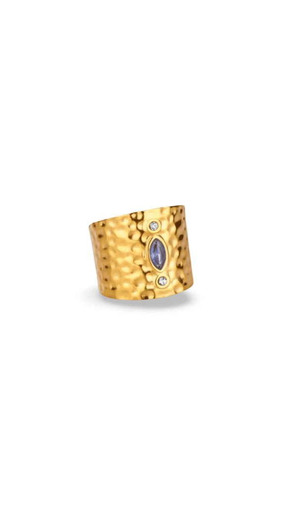 Anillo Dubai Azul Gold