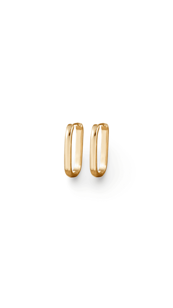 Argollas Basic Oval Gold