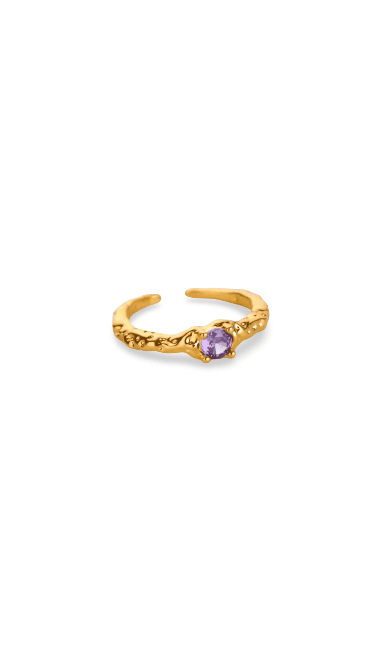 Anillo Alice Circon Lila Gold