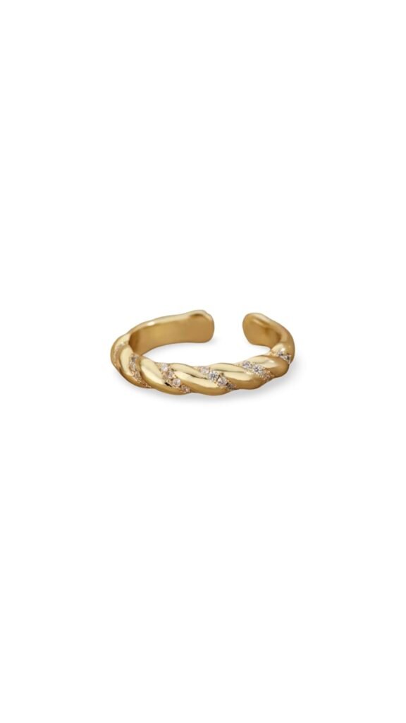 Anillo Roll Circon Gold
