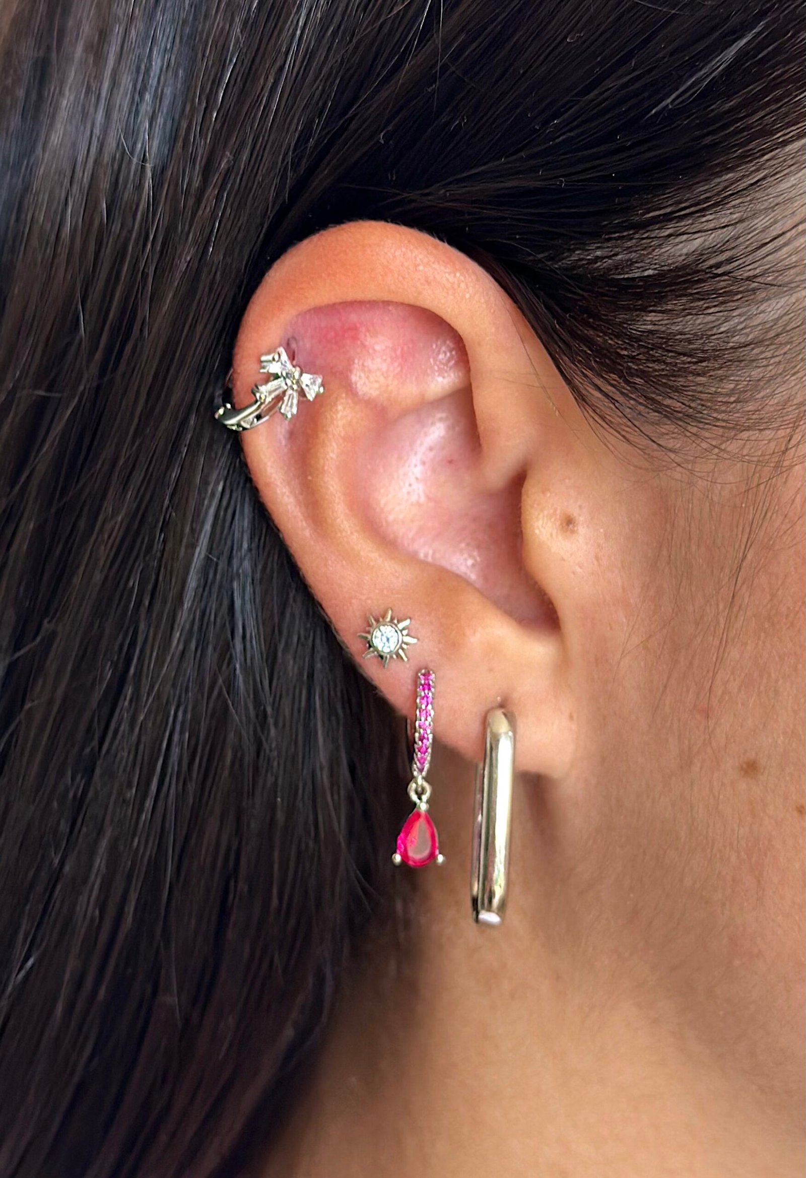 Piercing Soleil Circon Silver - Imagen 2