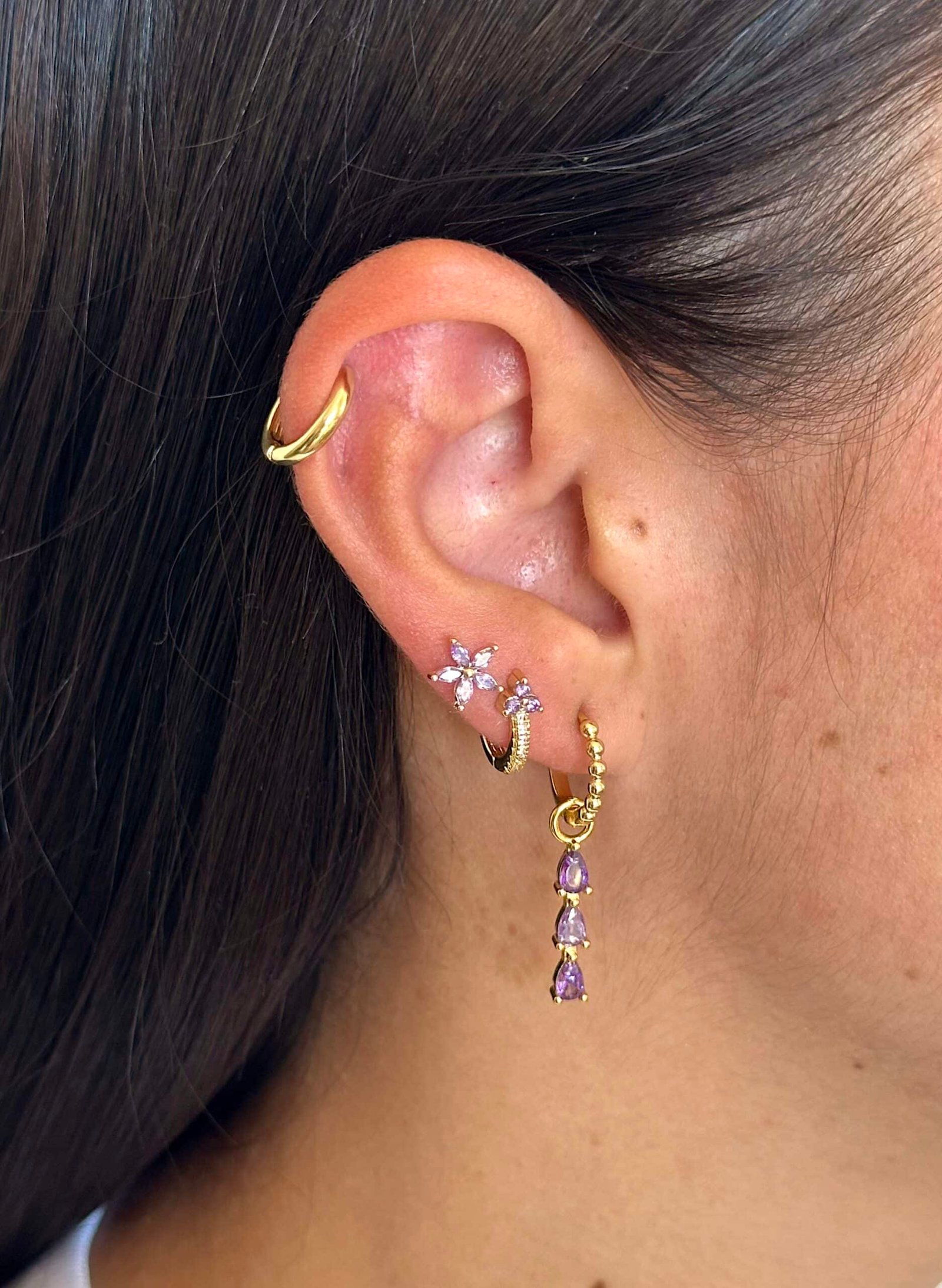 Argolla Dune Lila Gold - Imagen 2