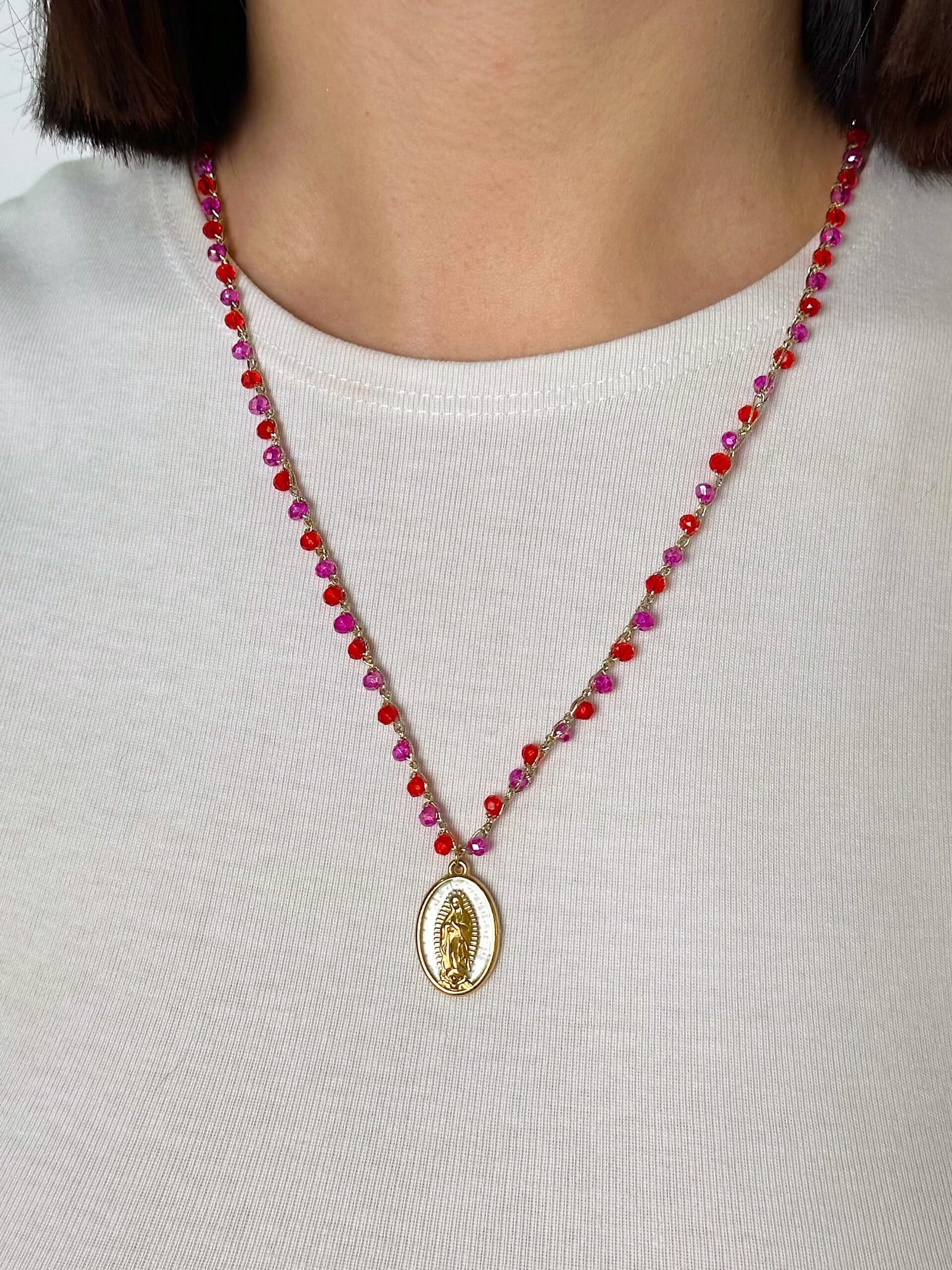 Collar Crochet Milagrosa