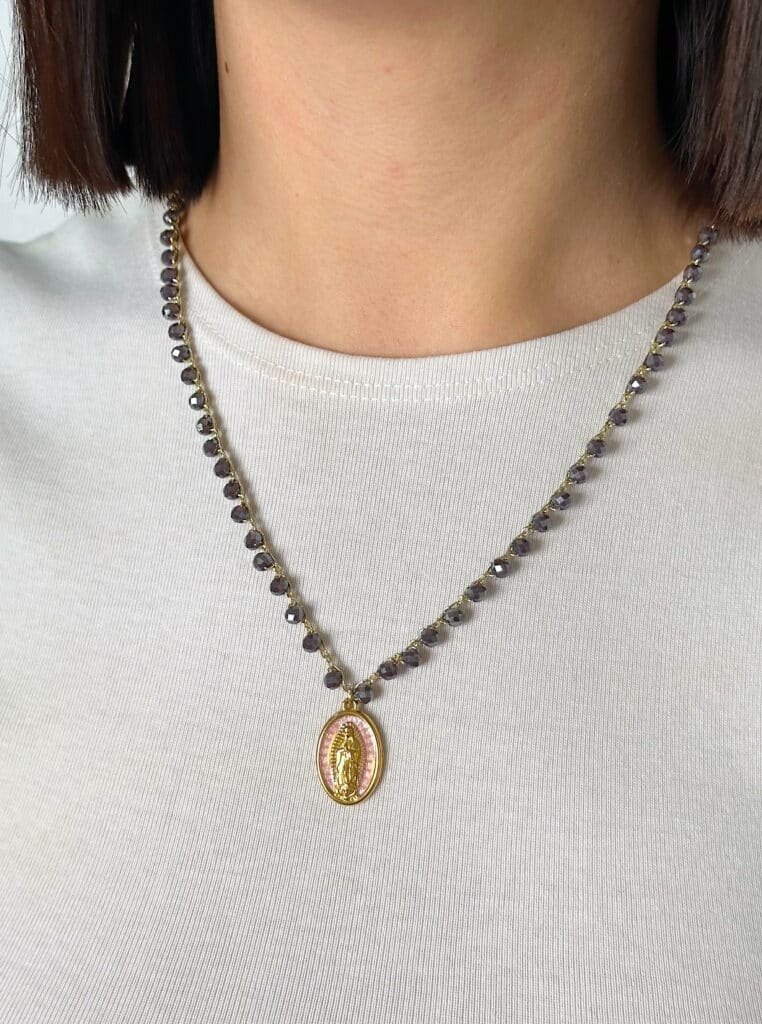 Collar Crochet Milagrosa