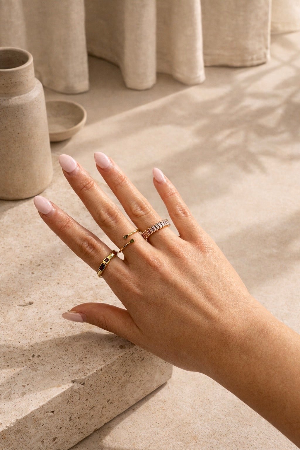 Anillo Macrocircons Rosa Gold - Imagen 2