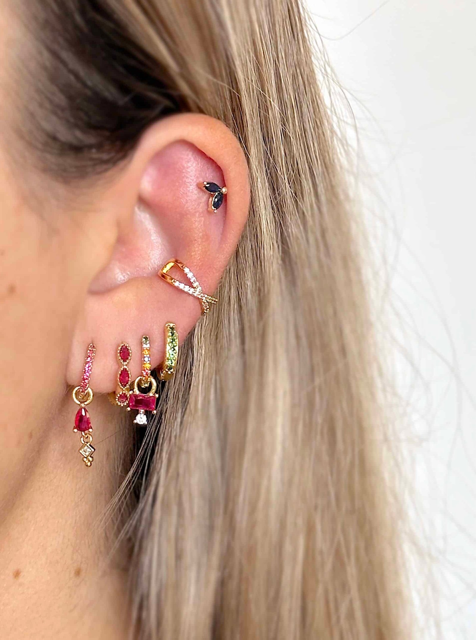 Piercing Pétalos Marino Gold - Imagen 2