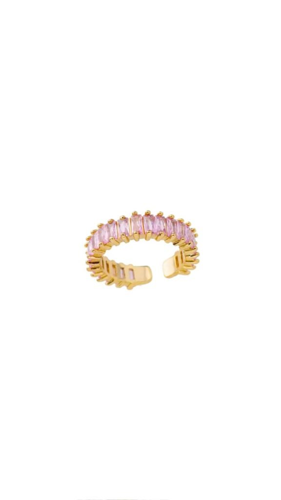 Anillo Macrocircons Rosa Gold
